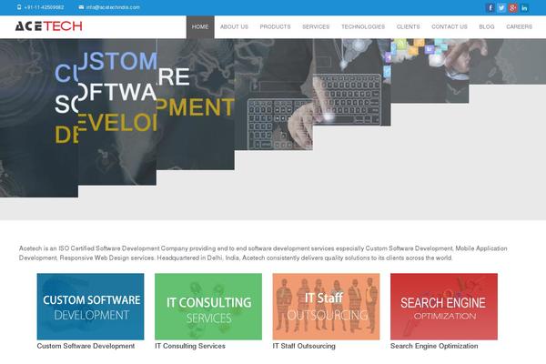 Site using Easy Portfolio plugin