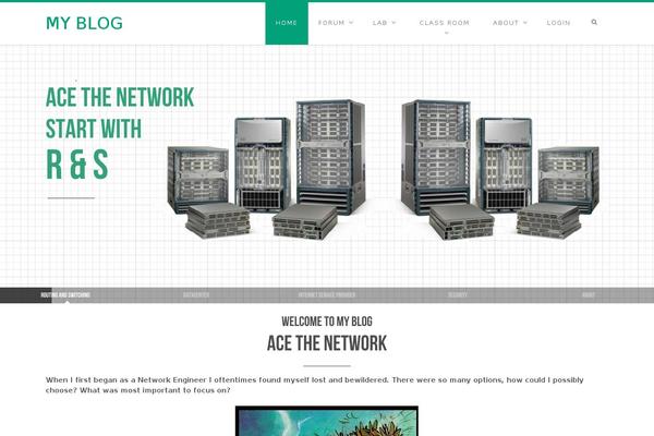 Senna theme site design template sample