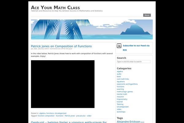 aceyourmathclass.com site used PrimePress