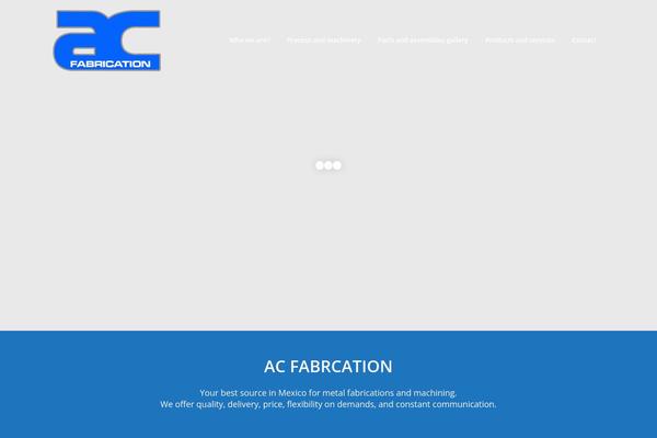 acfabrication.com site used Creativo