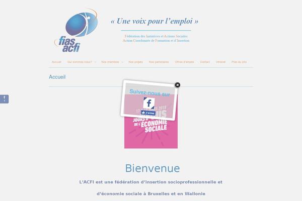 Aware theme site design template sample