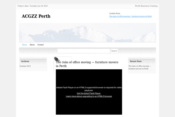 Snow Summit theme site design template sample