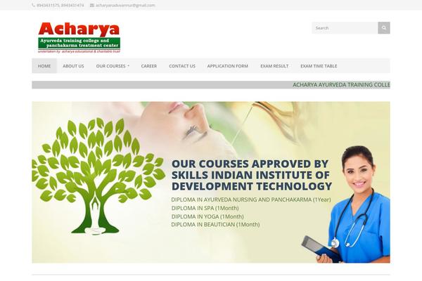 Trizzy theme site design template sample