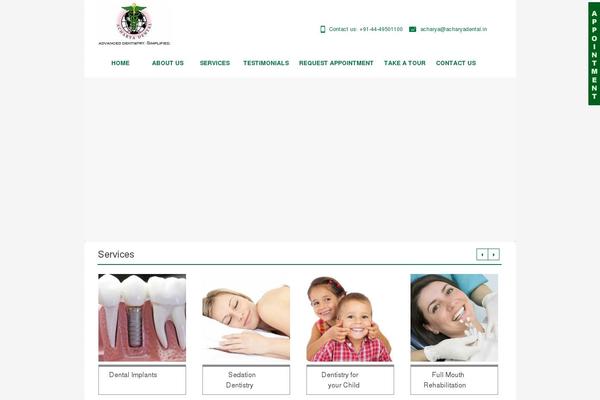 Site using Sliding Widgets plugin