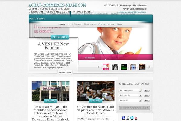 ElegantEstate theme site design template sample