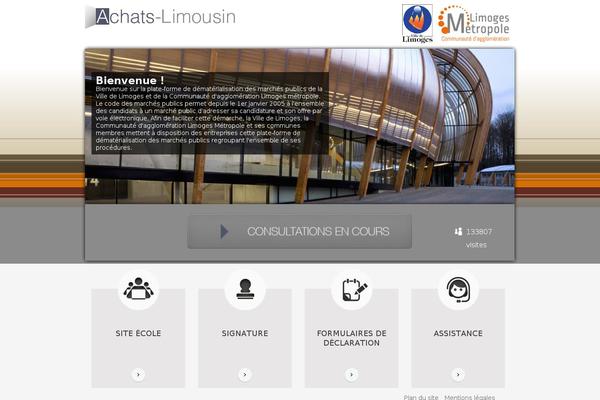 achats-limousin.com site used Reference