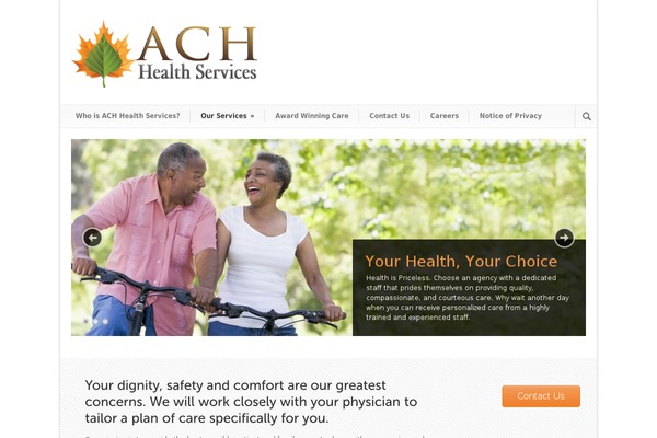 Modernize theme site design template sample
