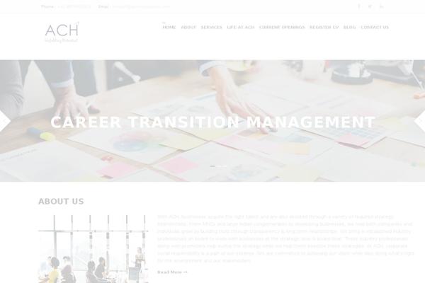 Wp-trust theme site design template sample