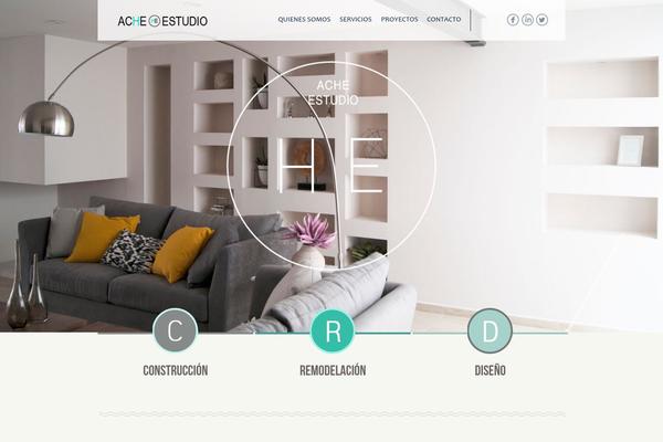 Hexagonal theme site design template sample