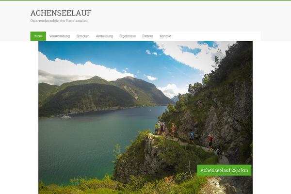 Accelerate theme site design template sample