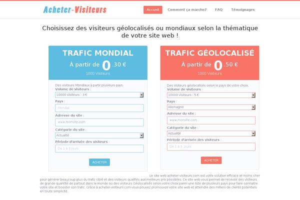 acheter-visiteurs.com site used Claster