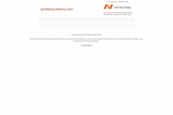 acheteracaiberry.com site used Tigopedia Reloaded