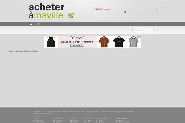 Headlines theme site design template sample