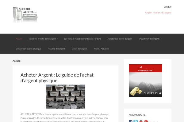 acheterargent.com site used Genesis-child