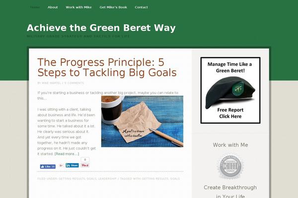 Going Green Pro theme site design template sample