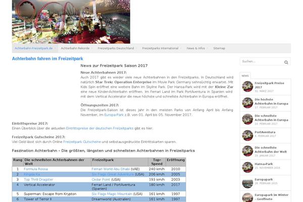 Site using Wp-table plugin