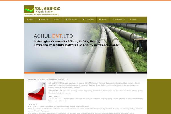 Globex theme site design template sample