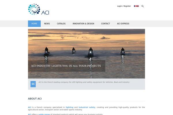 aci-industrie.com site used Nanoshop