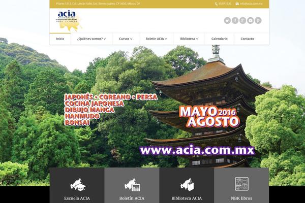 acia.com.mx site used ParkCollege