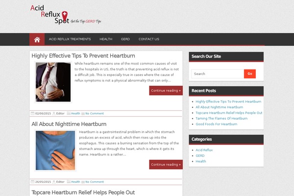 Magazine Style theme site design template sample