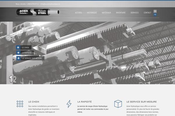 Erange theme site design template sample