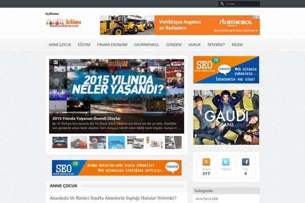 GoodNews theme site design template sample