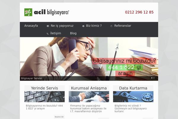 Vantage theme site design template sample