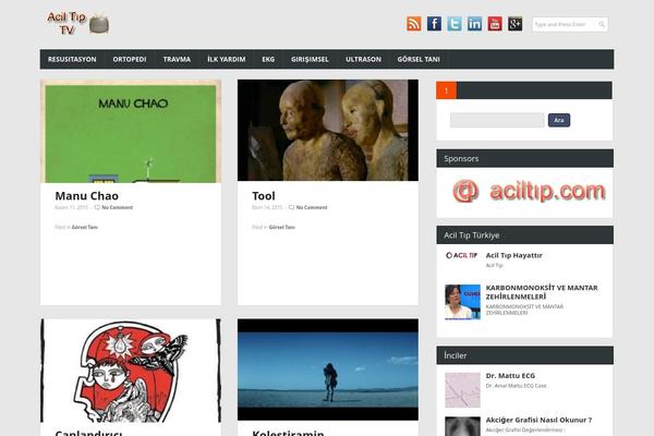 Combomag theme site design template sample