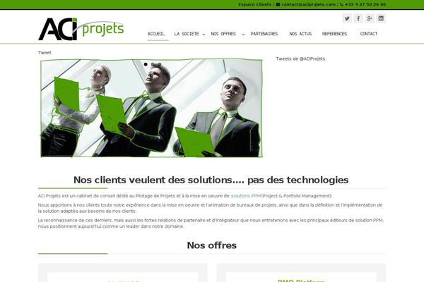 Alterna theme site design template sample