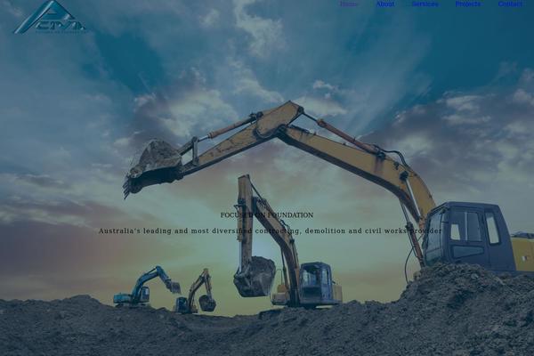Avada theme site design template sample