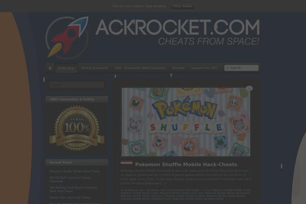 Site using Facebook Like Box plugin