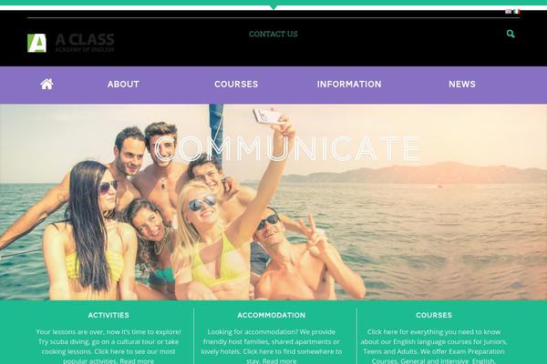 aclass theme websites examples