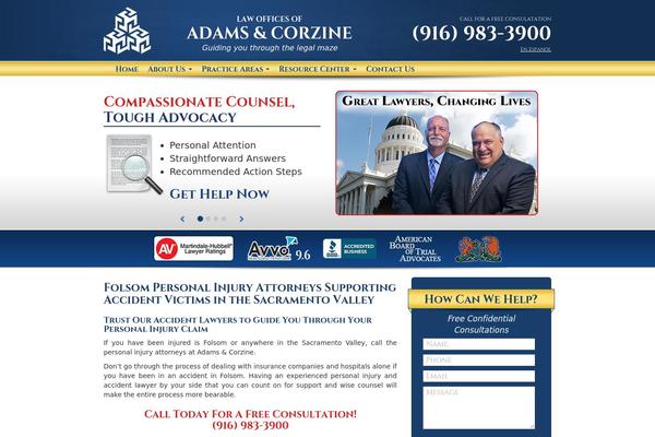 aclawyers.com site used Bootstraptwentyten