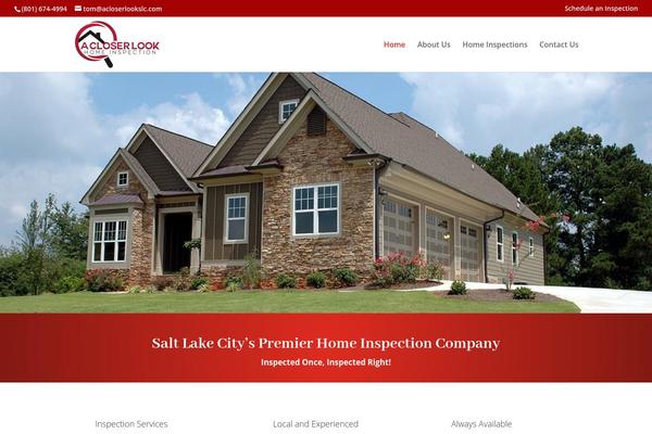 Divi theme site design template sample