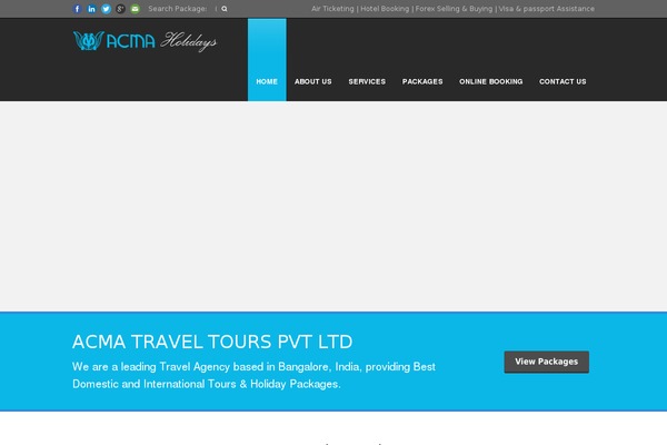 Tour Package theme site design template sample