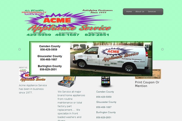 Feather theme site design template sample