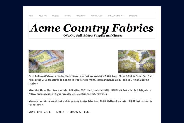 Twenty Twelve theme site design template sample