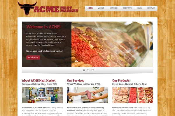 Breeze theme site design template sample