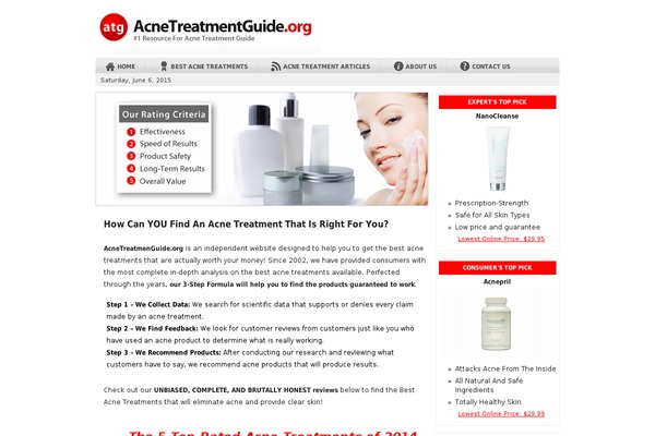 acnetreatmentguide.org site used Illusive