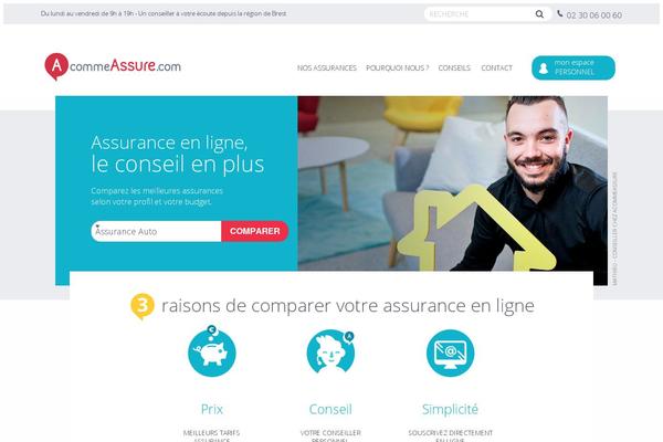 Aca theme site design template sample