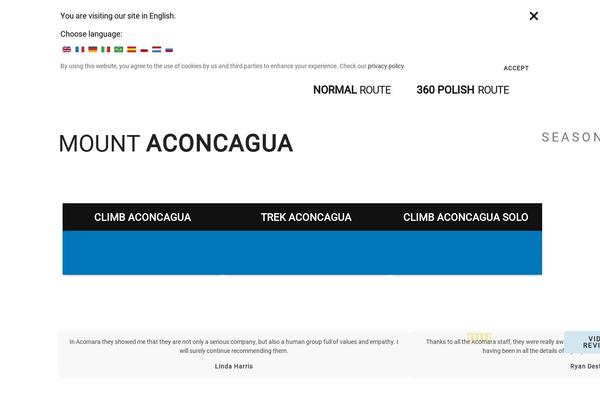 aconcaguaexpeditions.com site used Acomara
