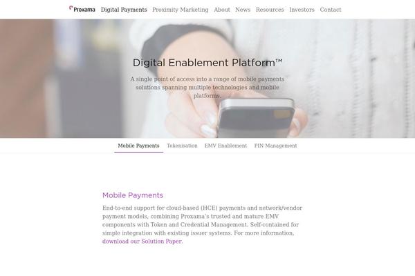 aconite.net site used Proxama