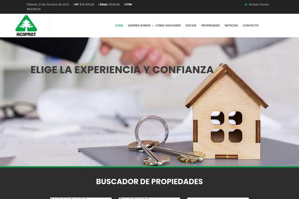 Site using Essential-real-estate plugin