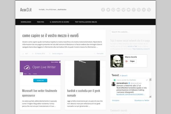 Pinboard theme site design template sample