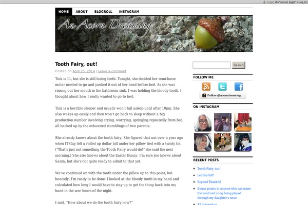 Site using Collapsible Archive Widget plugin