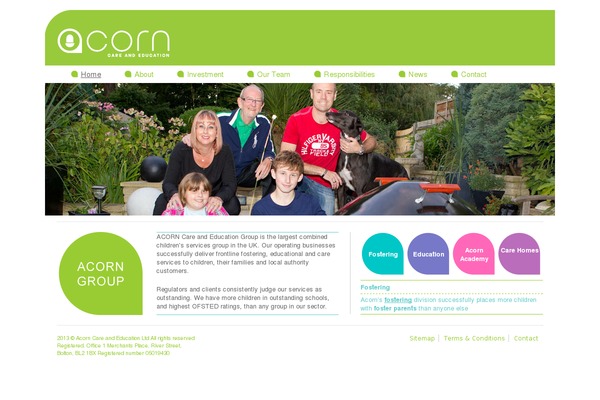 acorngroup.info site used Acorn