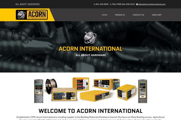 acorninternational.com site used Theme-acorn