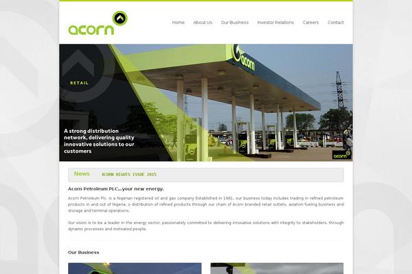 Extensio theme site design template sample