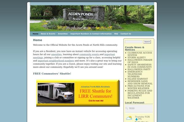 2010 Weaver theme site design template sample