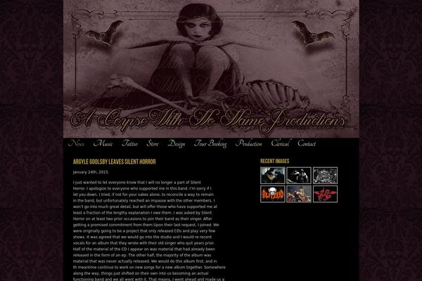 Darkngritty theme site design template sample